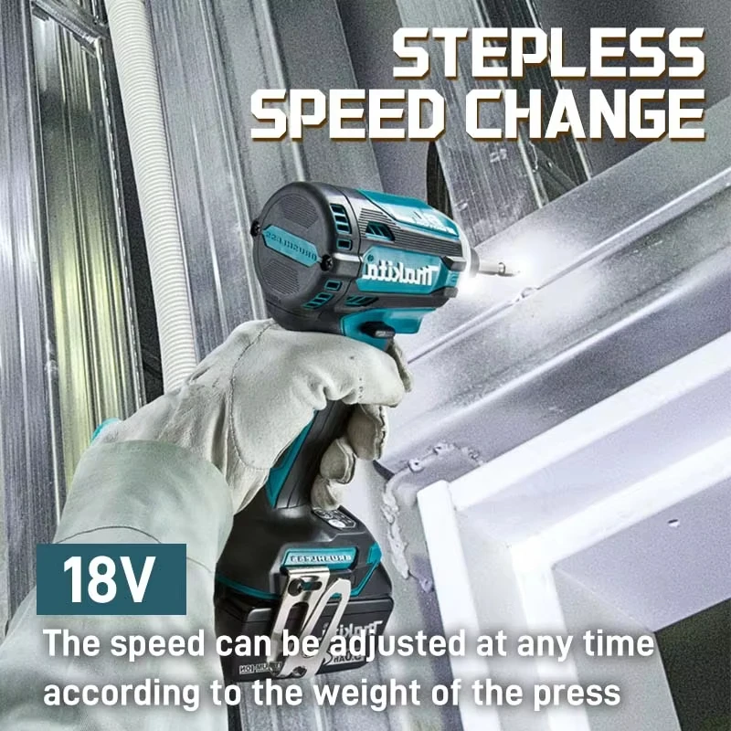 Imagem -02 - Makita Dtd171 3600rpm Brushless Impact Driver High Torque Cordless Screwdriver Recarregável Ferramentas Elétricas para 18v Bateria de Lítio