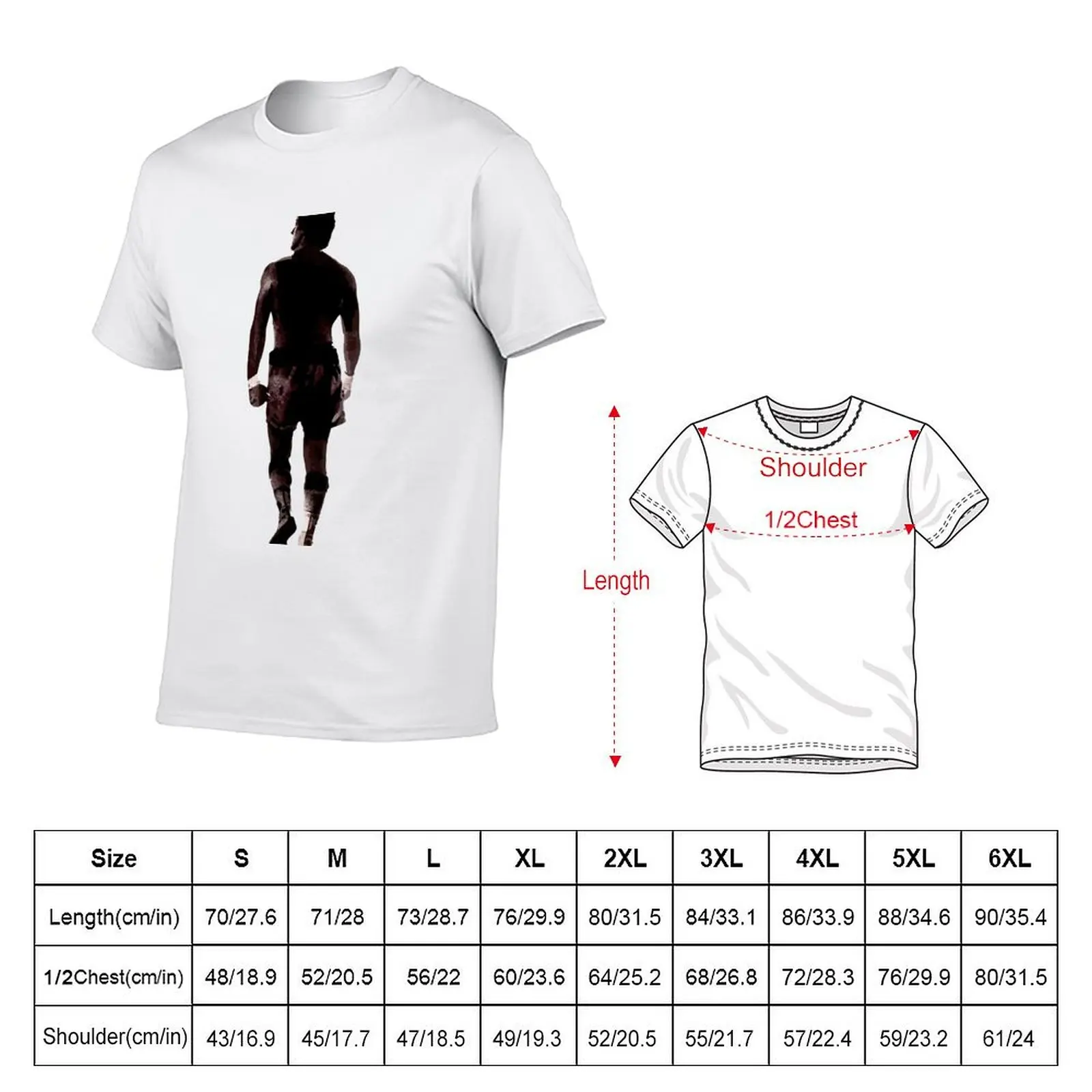 Boxer T-Shirt Basic Plain Tee for Spring and Summer