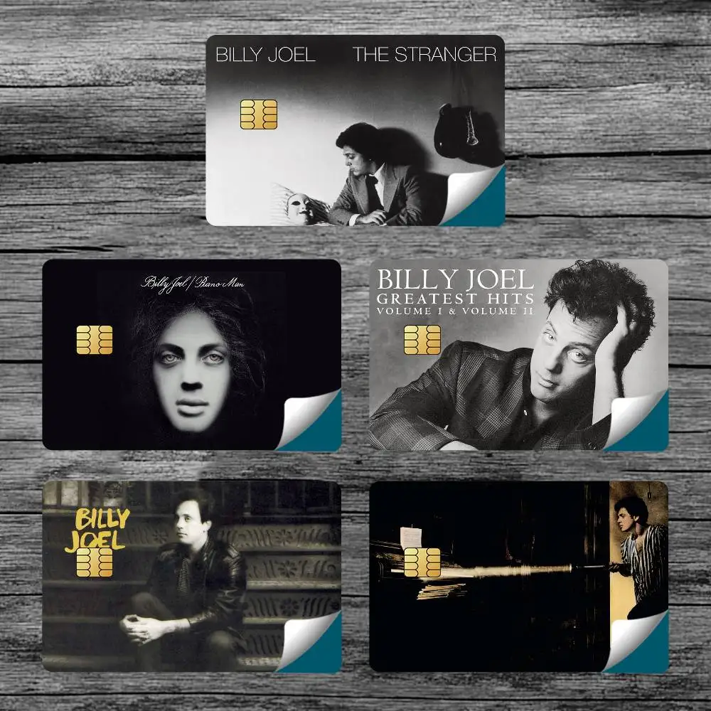 Singer B-BillY-Y J-Joel Card Stickers for Bank Access Protective Waterproof Film Cover Sticker Surprise Gift