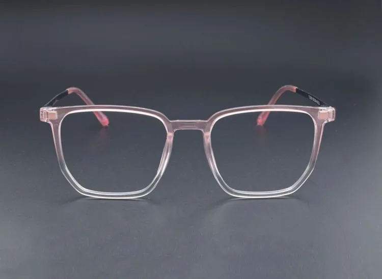 Transparente Brille Magnet Sonnenbrille Clip gespiegelt Magnet clip auf Brille rosa Rezept Myopie Brille Rahmen lila – Detail 22