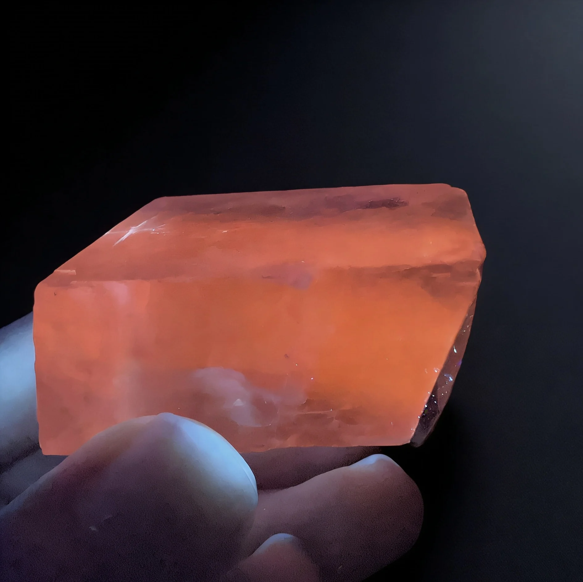 

Natural Iceland Spar Calcite Raw Stone Optical Grade Mineral Specimen Crystal Ornament Healing Stone Home Decoration Collection