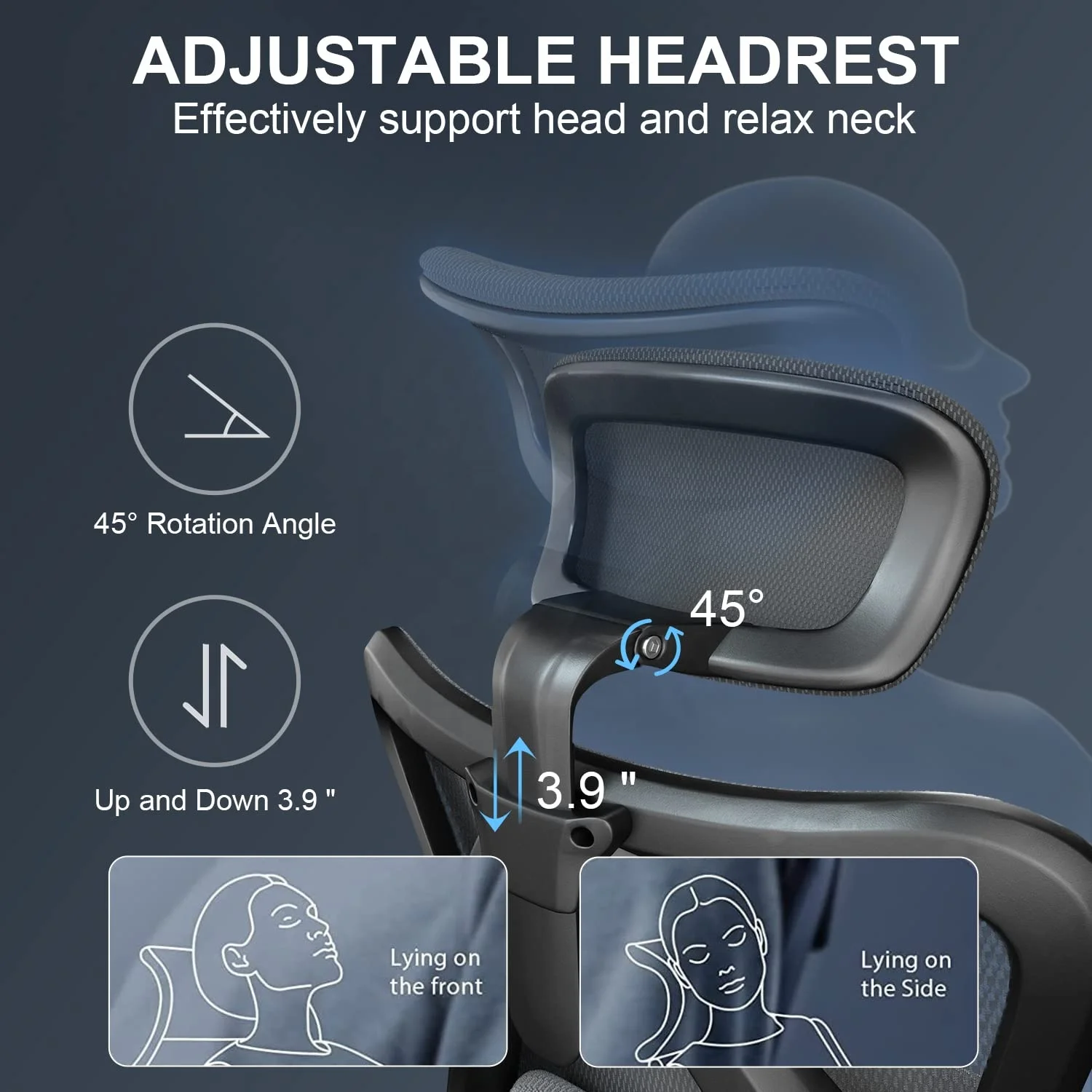 July005 Sihoo M57 All Mesh Office Chair Design Conference Ergonometric Design High Back Ergonom Argonic Ergonimic Manager Mesh E