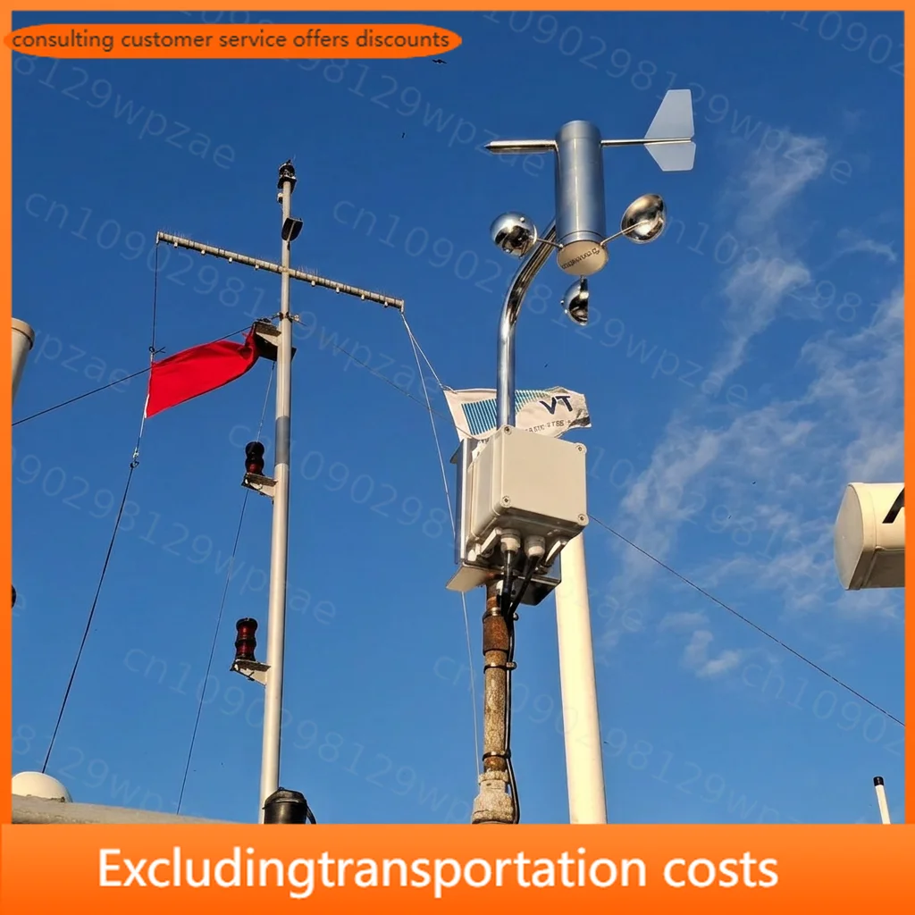 Marinelite Stainless Steel Anemometer Combined Wind Vane & Anemometer with Digital Display Unit