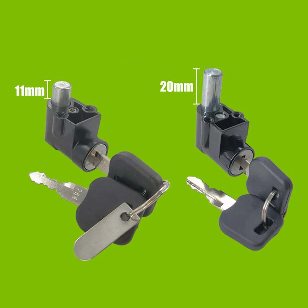 Electric Bicycle Battery Compartment Lock 11/20mm Metal Power Lock Key For Hailong Battery Case 1-2 Battery Accessories