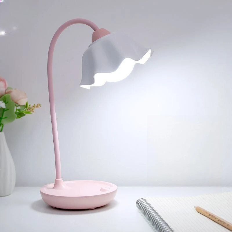 

LED desk lamp can be USB rechargeable, college student dormitory study