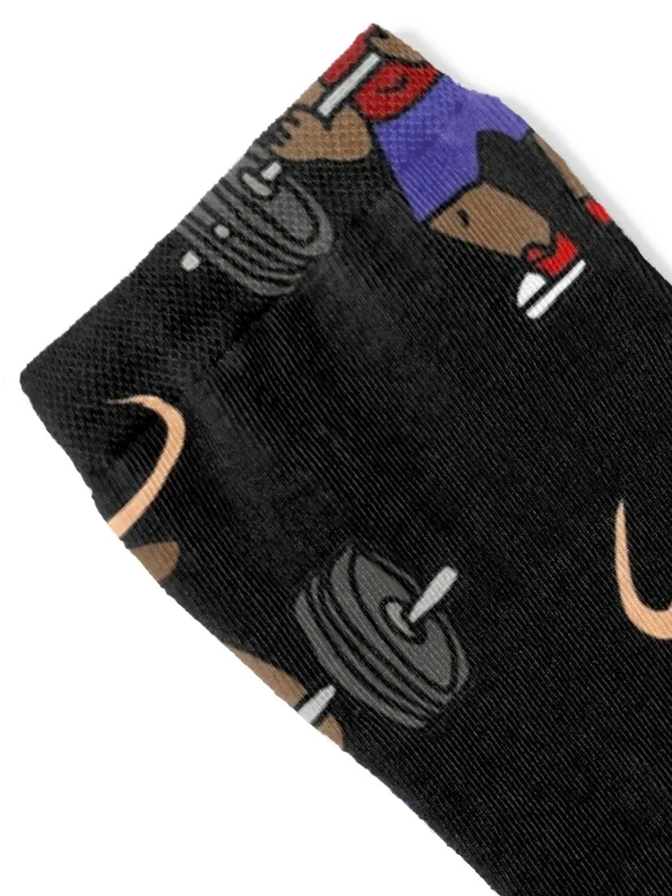 مضحك المياه الجاموس رفع الأثقال الكرتون الجوارب الشتاء الهدايا كرة القدم الرياضة الاطفال الجوارب النساء الرجال