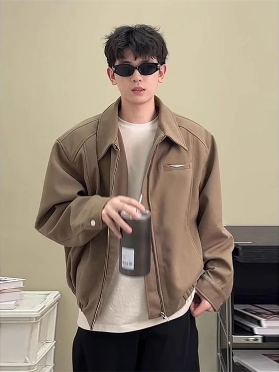 

Мужские подушечки Cleanfit ort Jaet oulder Pads Bla с откидным воротником, бейсбольный рукав, весна-осень, модное американское ощущение