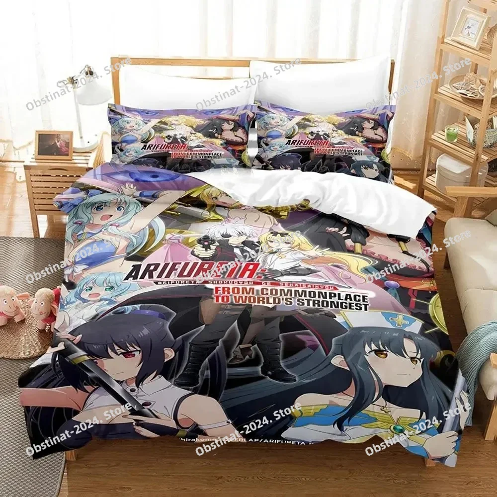 

3D Anime Arifureta From Commonplace To World's Strongest Bedding Set Duvetcover Quilt Cover Pillowcase Comforter king Queen Size