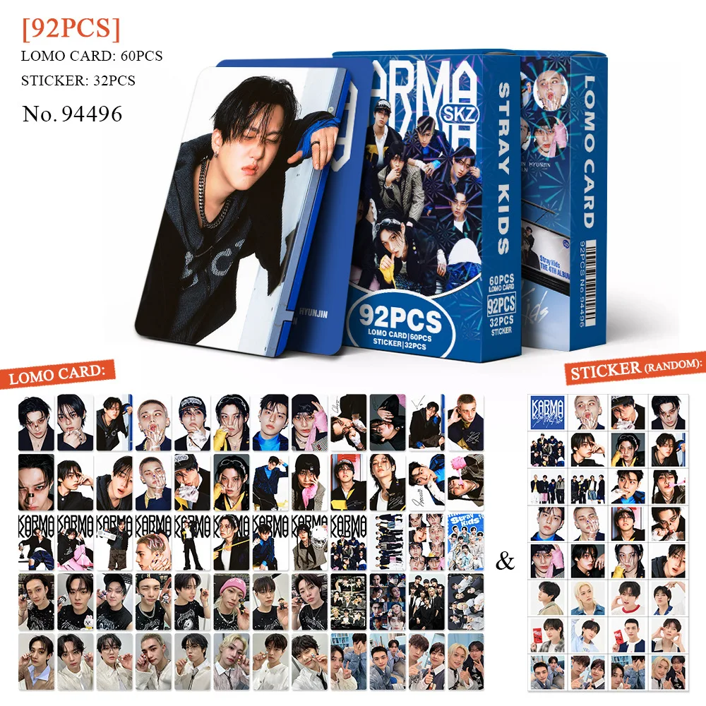 92Pcs Skzoo Postcar…