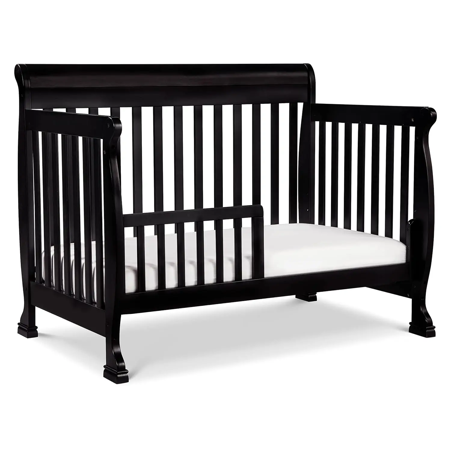 DaVinci Kalani 4-in-1 Convertible Crib in Ebony, Greenguard Gold Certified