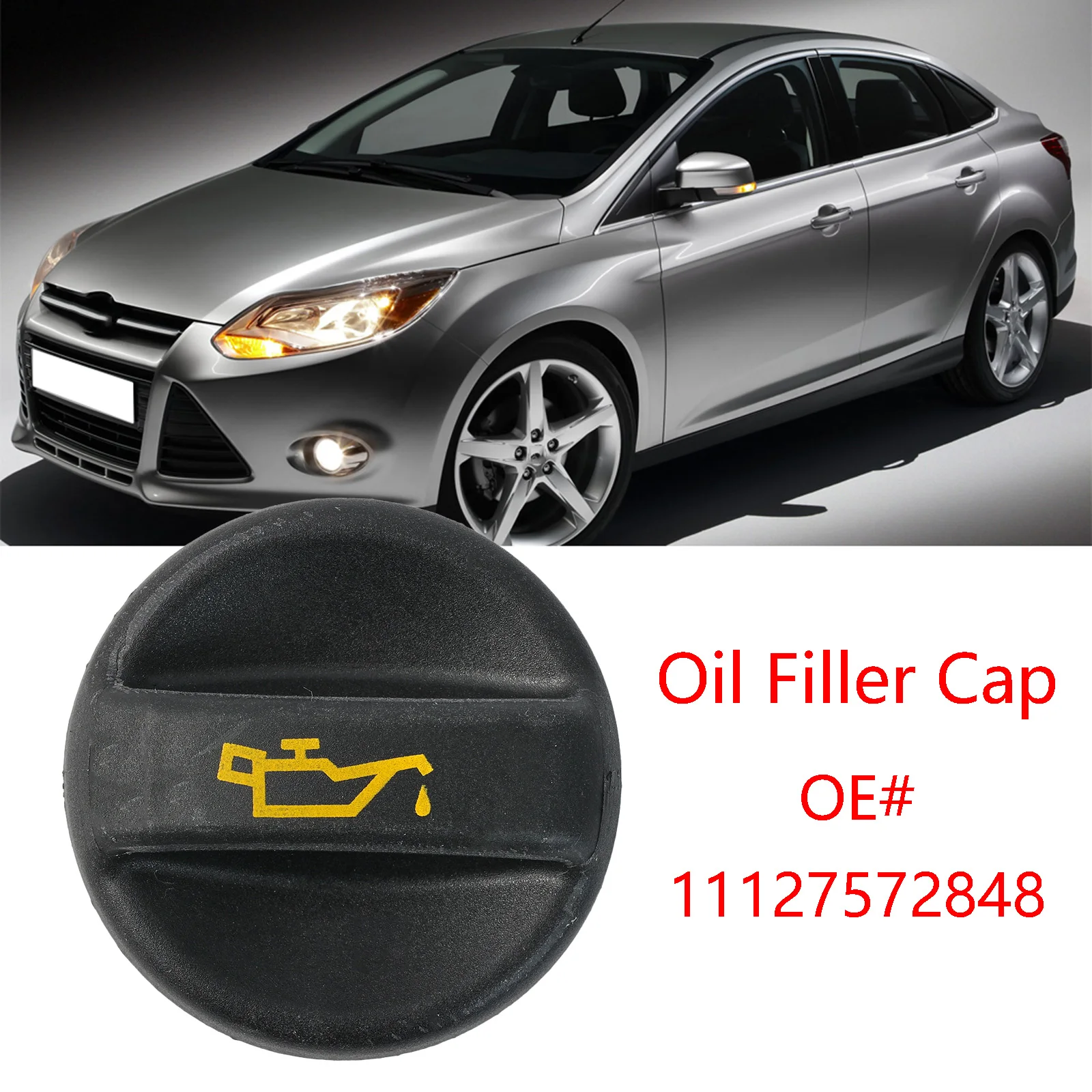 Engine Oil Tank Filler Cap Cover For Ford Focus Fiesta Fushion Mondeo 11127572848 1180F9 2S6Q6766AA  Y40114320 1147687