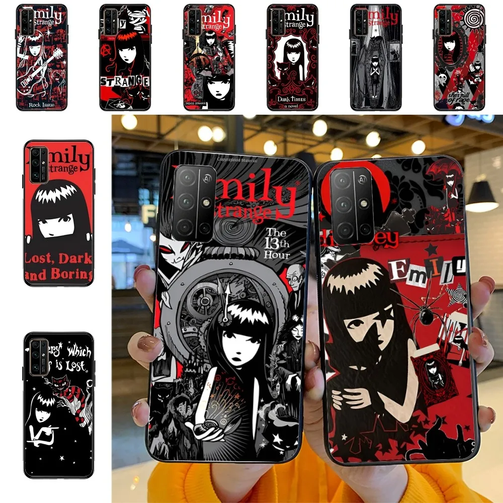 Comics Emily The Strange Phone Case For Huawei Honor 10 lite 9 20 7A 9X 30 50 60 70 pro plus Soft Silicone Cover