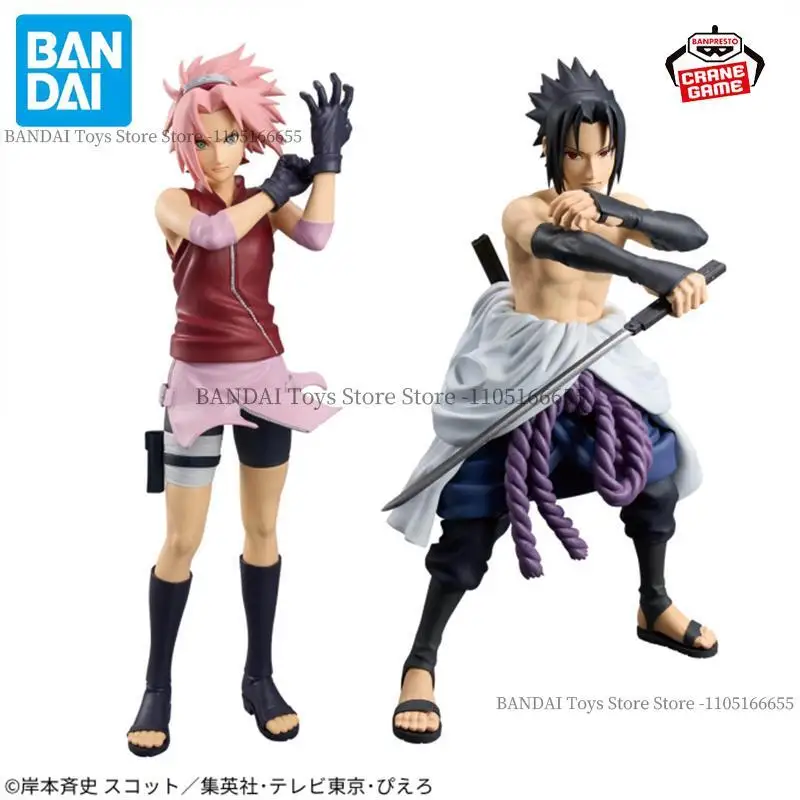 

Оригинальные фигурки Bandai Banpresto Grandista Naruto Shippuden: Сакура Учиха, Саске. Аниме-фигурки, мультяшные куклы, игрушки, подарки.