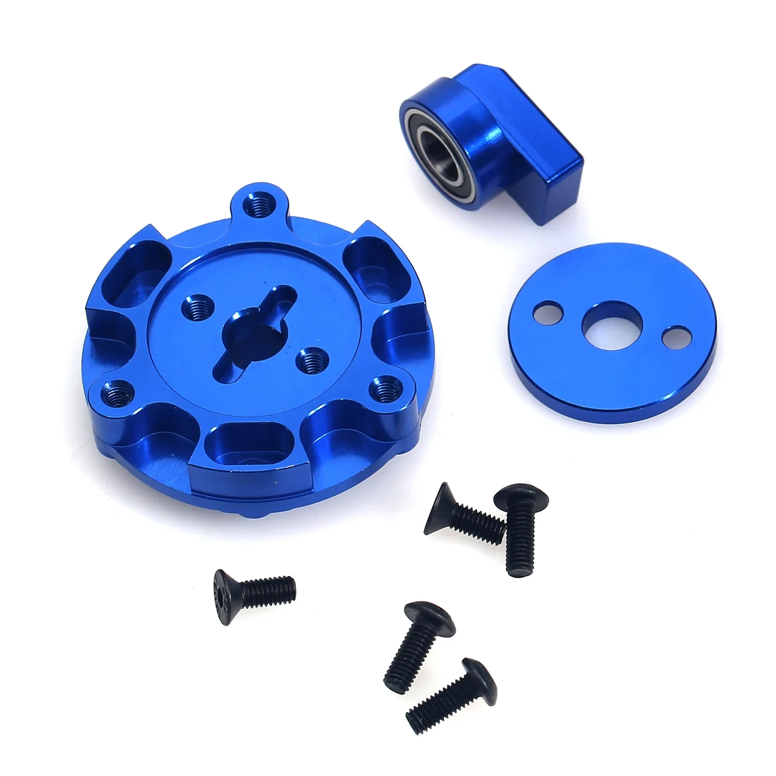 1 Set Replacement Aluminum Alloy Spur Gear Adapter Kit Upgrade Parts For Traxxas X-Maxx XRT 8S RC Car Accessories Dark Blue
