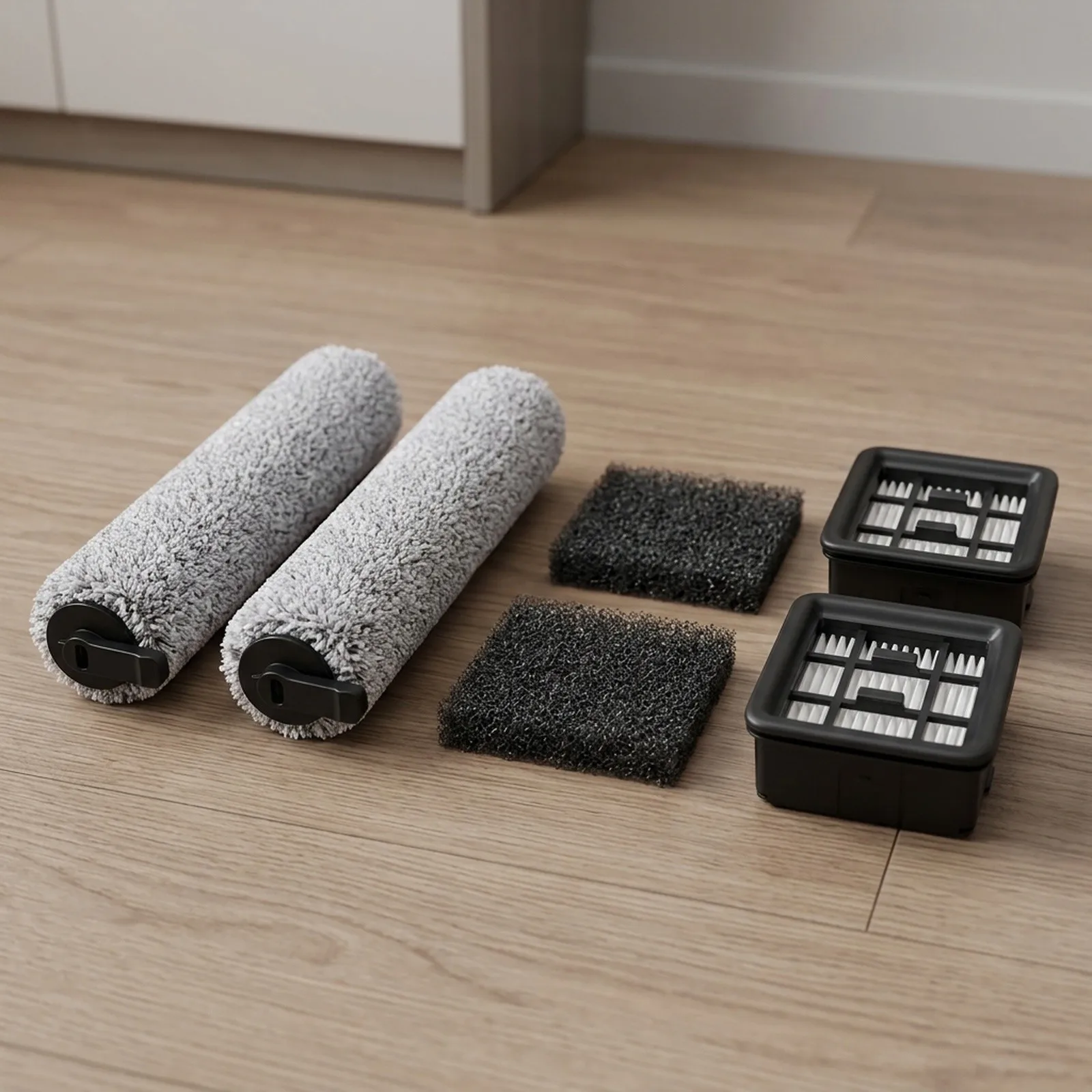 Brush Filter Kit For BISSELL 3548 Hard Floors Wet Dry Cordless Vacuum Roller Replacement Parts Accessories 1630733