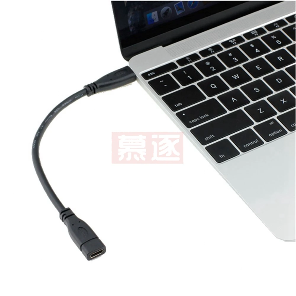 Hight quality Type C USB 3.1 Male to USB-C Female Extension Data Cable Extender Cord 0.2M 0.6M 1M
