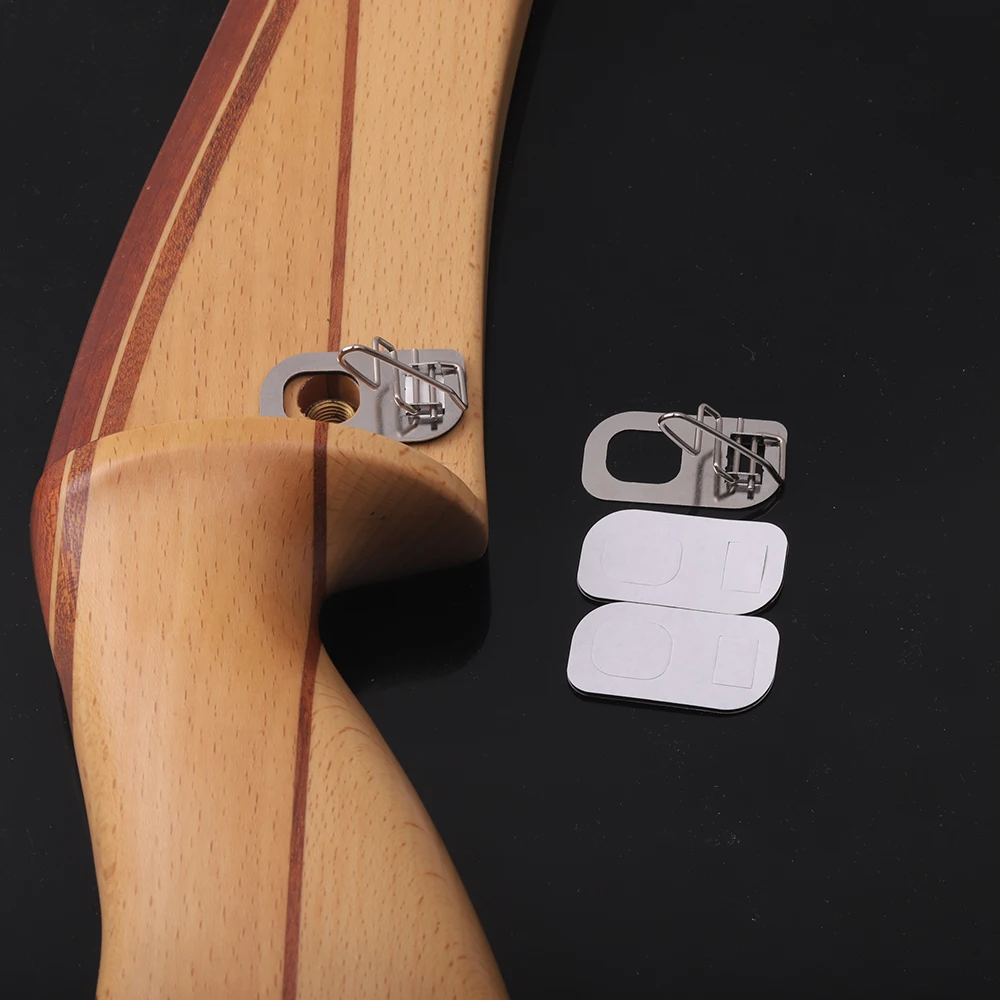 1/3/6 pezzi arco ricurvo freccia resto argento tiro con l'arco resto per arco caccia tiro accessorio portatile antiscivolo per tiro con l'arco