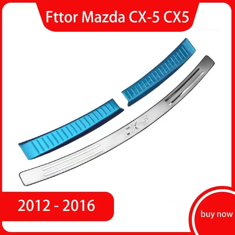 

Car-covers High Quality Stainless Steel Rear Bumper Protector Sill Trunk Trim for Mazda CX-5 CX5 KE Car Styling