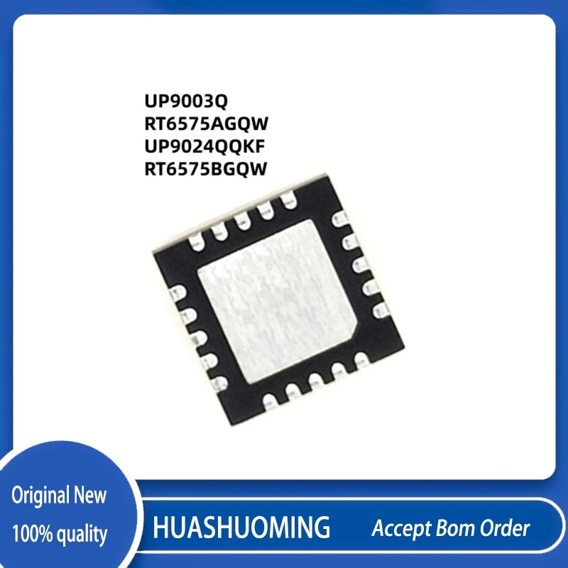 5Pcs/Lot  New UP9003Q   UP9003  RT6575AGQW   RT6575   UP9024QQKF    UP9024 RT6575BGQW  RT6575B    QFN 20