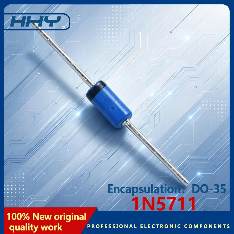 20-50Pcs/Lot 1N5711 DO-35 Diode IN5711 Packaged for Electronic Component Market