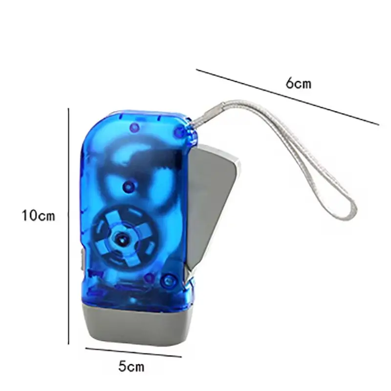 1pc led mão pressionando dínamo manivela lanterna de energia handy imprensa tocha luz de acampamento lâmpada auto-alimentado luz ferramenta do agregado familiar novo