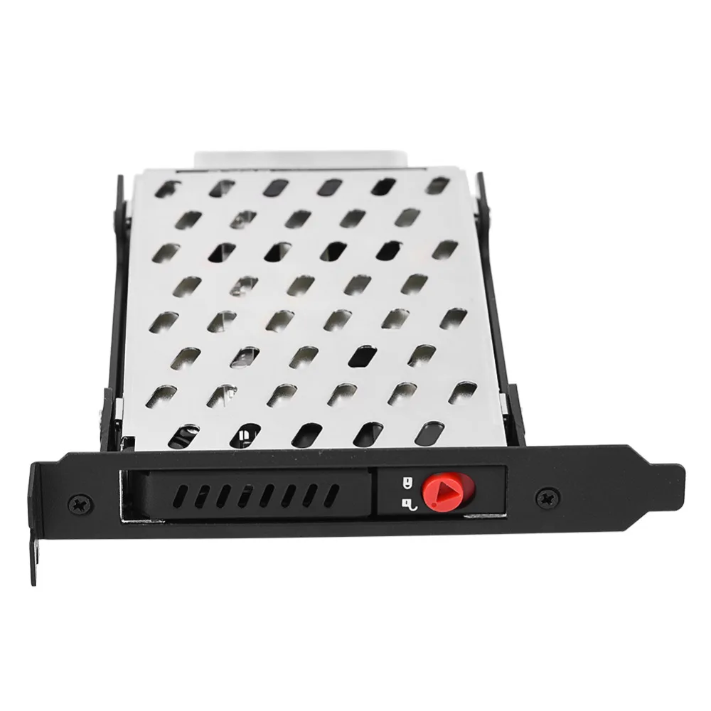 Oimaster Pci Mobile Rack Gabinete Caixa de unidade de disco rígido para adaptador Sata Sdd Hdd de 2,5 polegadas