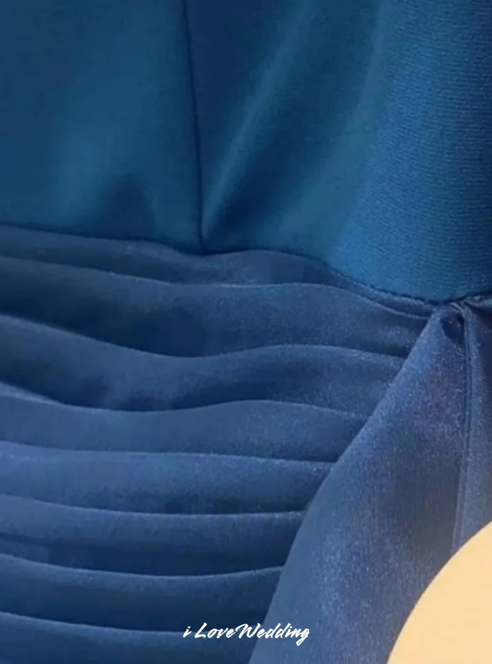 Blue Off the Shoulder Evening Dresses 2025 Satin V-Neck Belt Pleated Mermaid Floor-Length Wedding Party Dresses Customized
