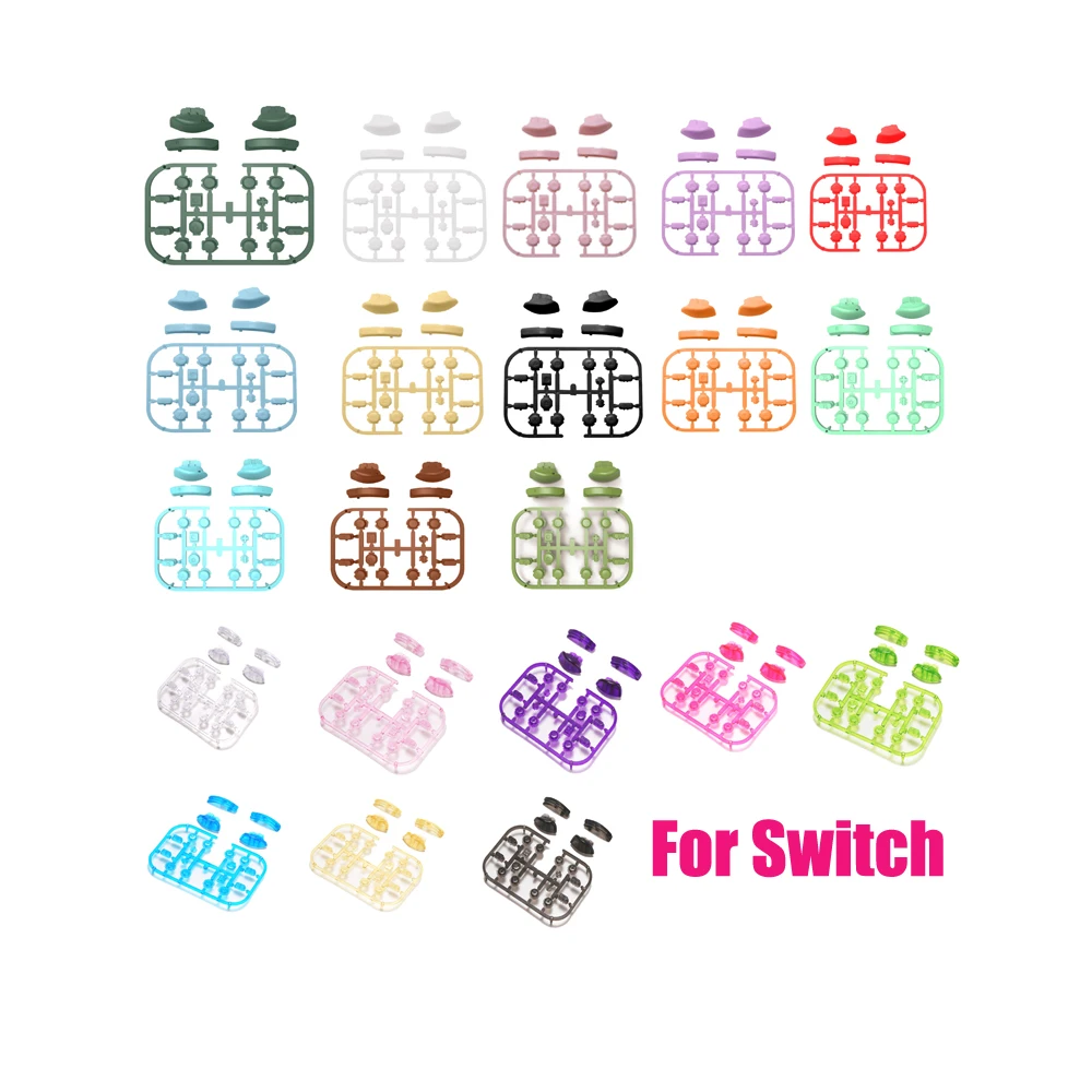 

100PCS Replacement for Nintend Switch NS /OLED JoyCon ABXY Direction Keys SR SL L R ZR ZL Trigger Full Set Buttons repair Kits