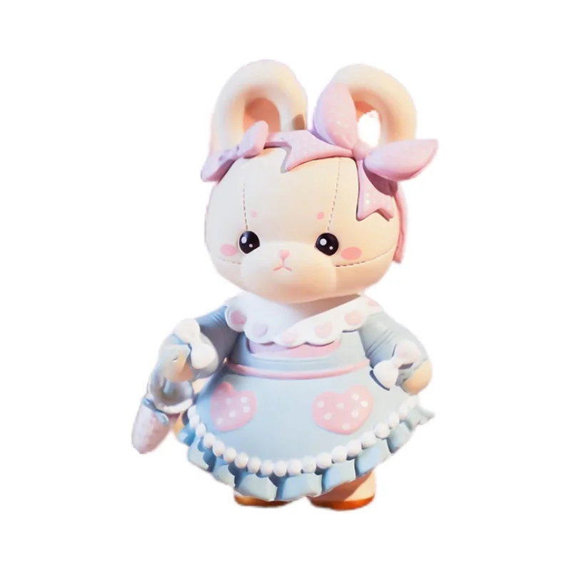 Spot MOKIYA Cute Rabbit Garden Series Blind Box Genuine Cute Rabbit Year Handmade Doll Ornament Halloween Gift
