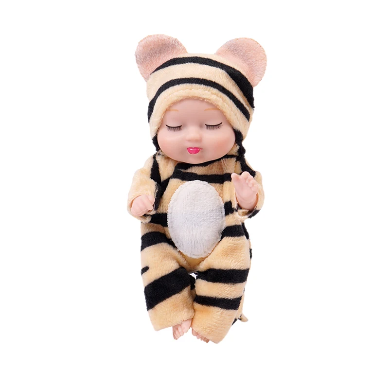 Clearance_2pcs 13cm Sleep Baby Doll New Fashion Simulation Rebirth Dolls Mini Cute Doll Cartoon Animal Kids Toy for Children Bir image 6