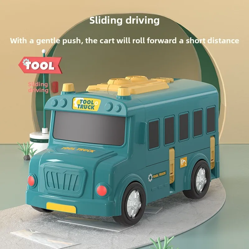 Children's Multi-functional Deformation Toy Baby Educational Toy Car Assembly Inertia