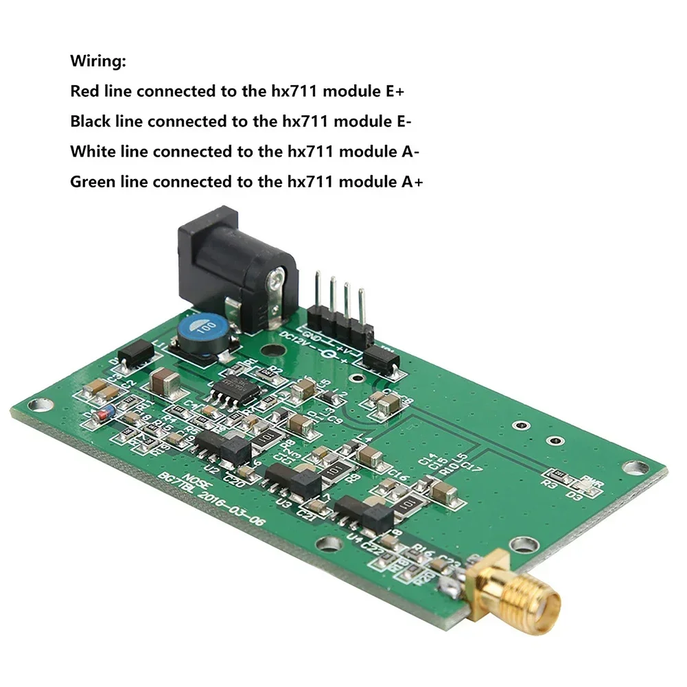 

1pcs DC12V Noise Generator Spectrum Tracking Source Output Connector Spare DC12V 0.3~1A SMA Noise Generator