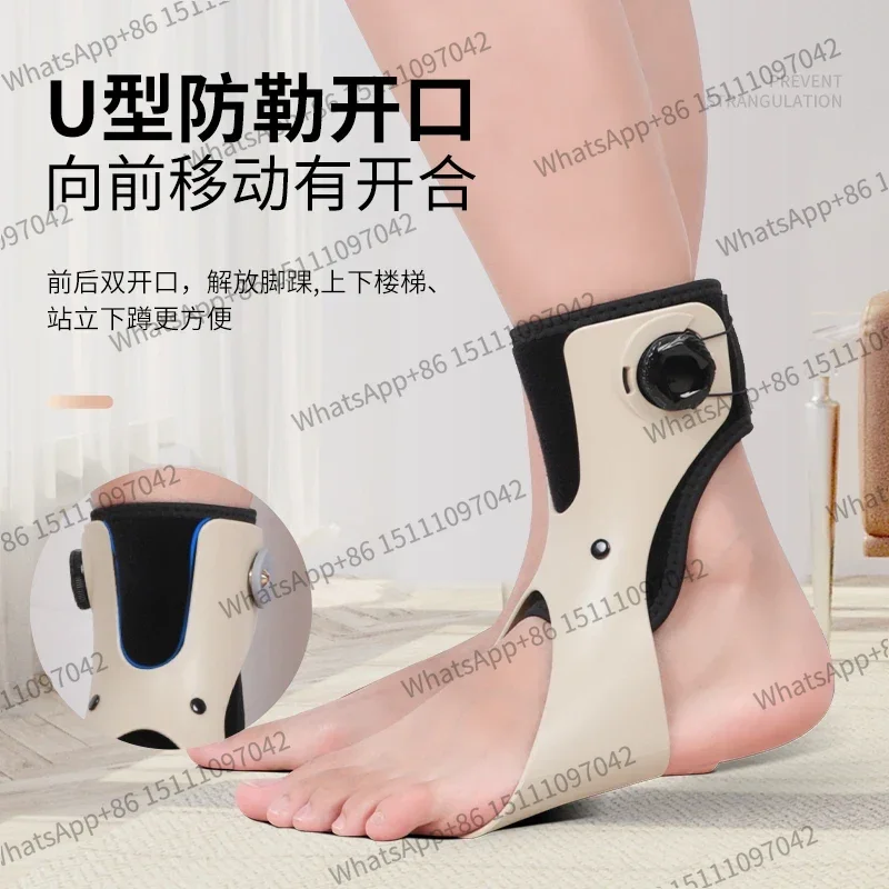 Foot droop orthosis  varus orthosis  support ankle correction  drag stroke hemiplegia in stock