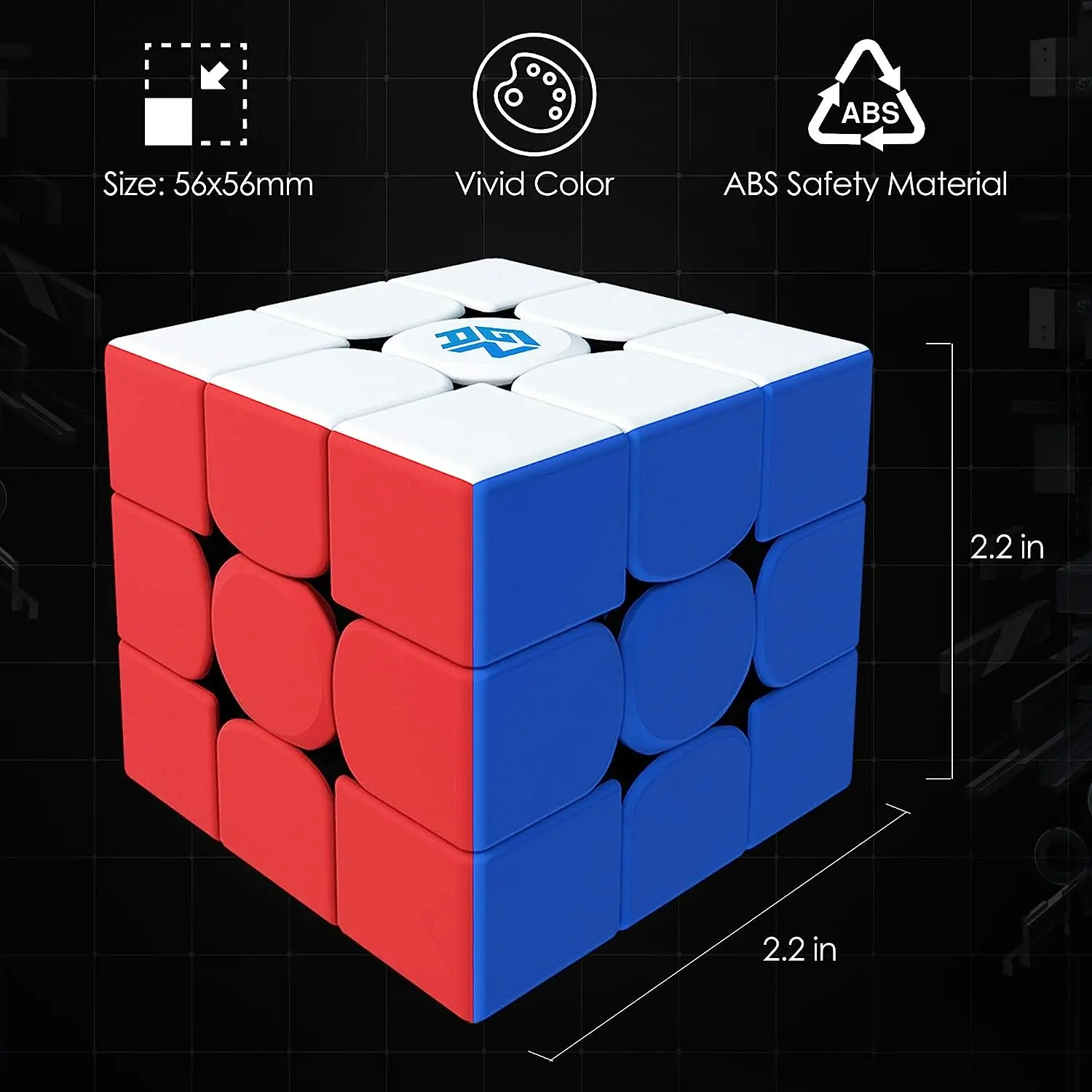 Gan 356 M Magnetic Magic Speed Cube GAN 356M Magnet Professional Magic Cube 3x3x3 Gan 356 M  Puzzle  Cubo Magico Gan 356M