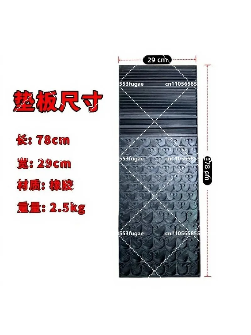 Gold Panning Rubber Mat, Widened & Lengthened Large Gold Prospecting Tool for Sluice Box