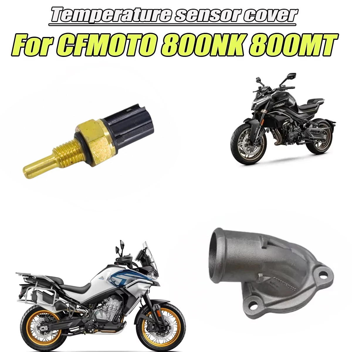 Thermostat cover/water temperature sensor Fit For CFMOTO 800MT 800NK NK800 MT800 CF800-7-5
