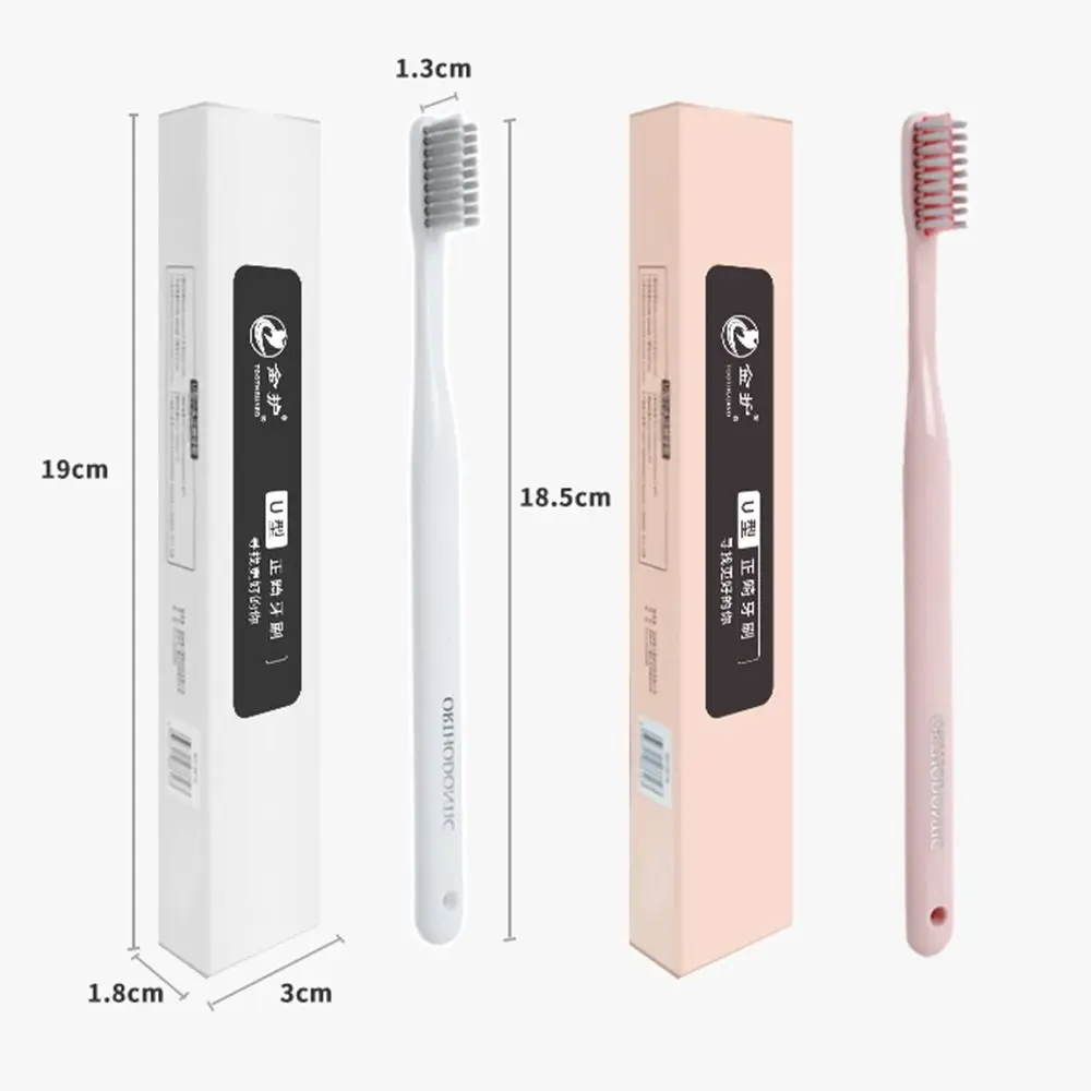 Tooth Cleaning Oral Health Cleaner Soft Bristle Orthodontic Toothbrush U-Shaped Toothbrush Dental Tooth Brush Teeth Brace Brush