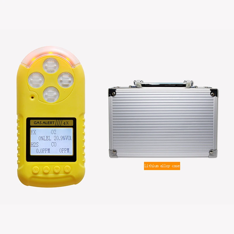 Portable Multi Gas Detection carbon monoxide multi gas detector for CO H2S O2 CH4