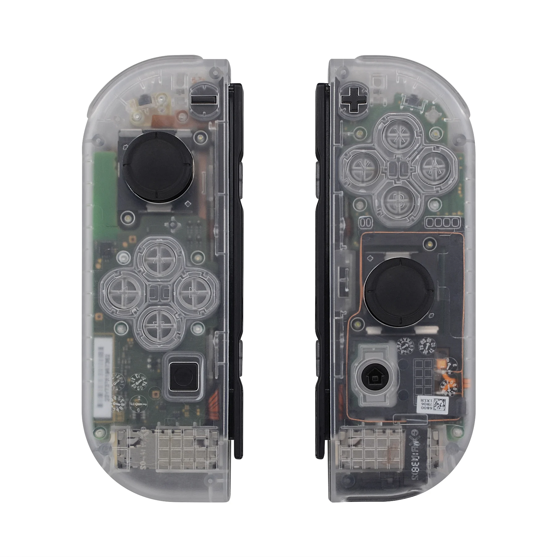 

eXtremeRate Housing Shell W/Full Set Buttons for Nintendo Switch JoyCon & OLED JoyCon - Clear