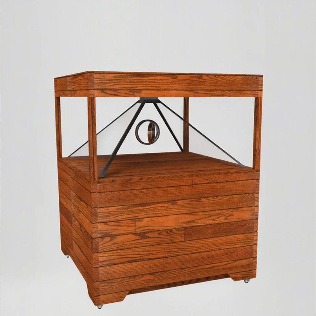 Werkseitig hergestellte 3D-Schmuckvitrine LCD-Vitrine