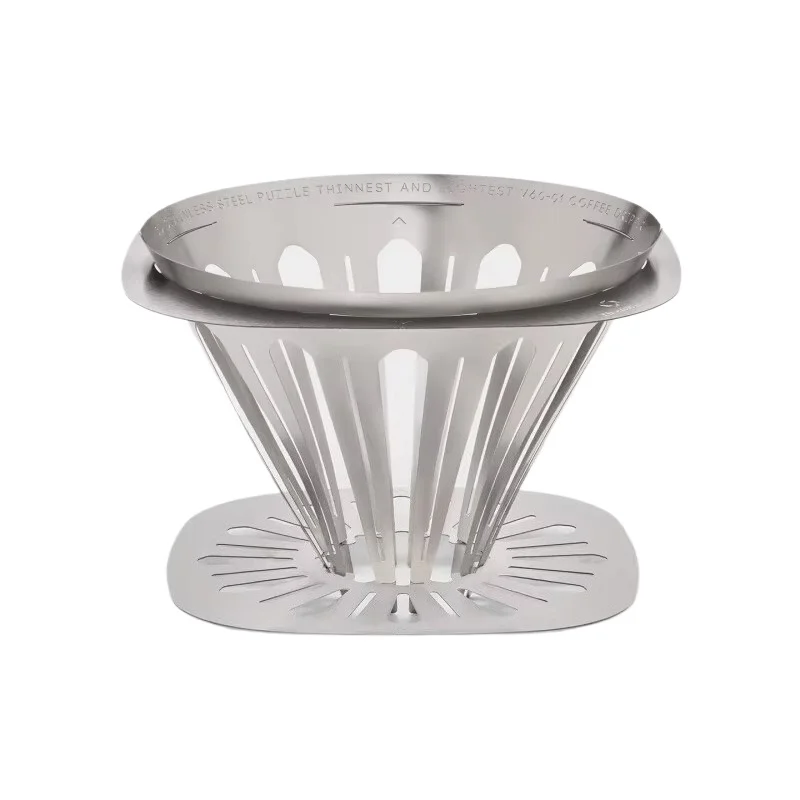 

Фильтр для кофе на открытом воздухе - складная подставка-дроппер из нержавеющей стали для V60