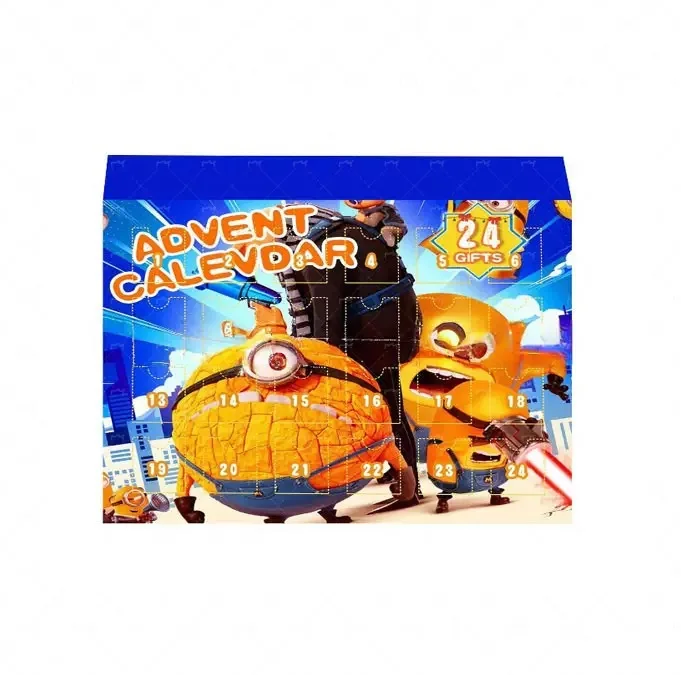 Christmas Halloween Advent Calendar Countdown Blind Box Stereoscopic 3D Cute Pendant Figures Toy Child Gift