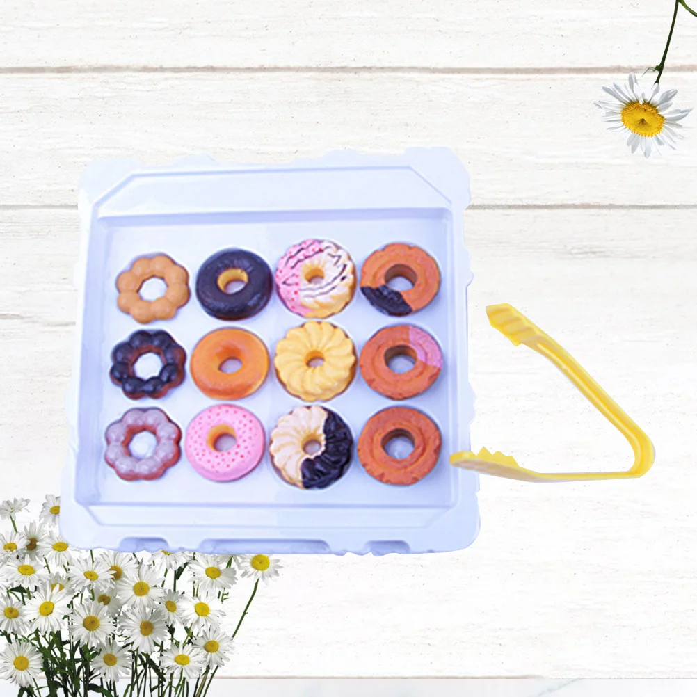 12 stks/set Kinderen Creatieve Koekjes Stapelen Spel Speelgoed Grappige Donut Stapelen Speelgoed Chic Educatief Speelgoed Plastic Koekjes Stapelen