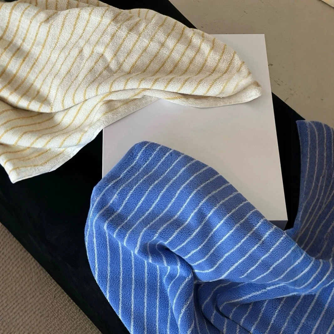 

Premium TE-Series Resort Towel: Minimalist Stripes for Spa Pool Ocean. Hotel-Grade Luxury Cotton Hot-Selling Festive Gift Idea