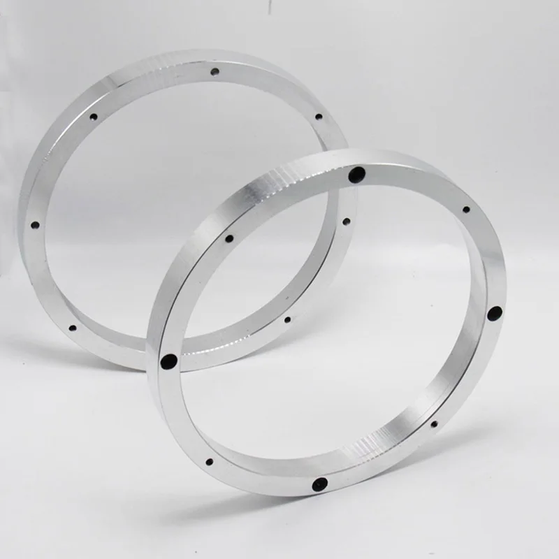 6.5 "بوصة المتكلم فاصل حلقة سيارة مضخم الصوت سبائك الألومنيوم مخصص تصاعد قوس محول ID145mm x OD168mm #5