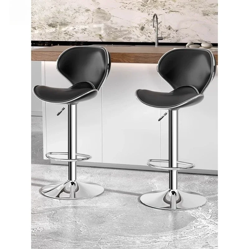 

Bar chair Household light luxury high-end island chair Bar liftable butterfly Bar