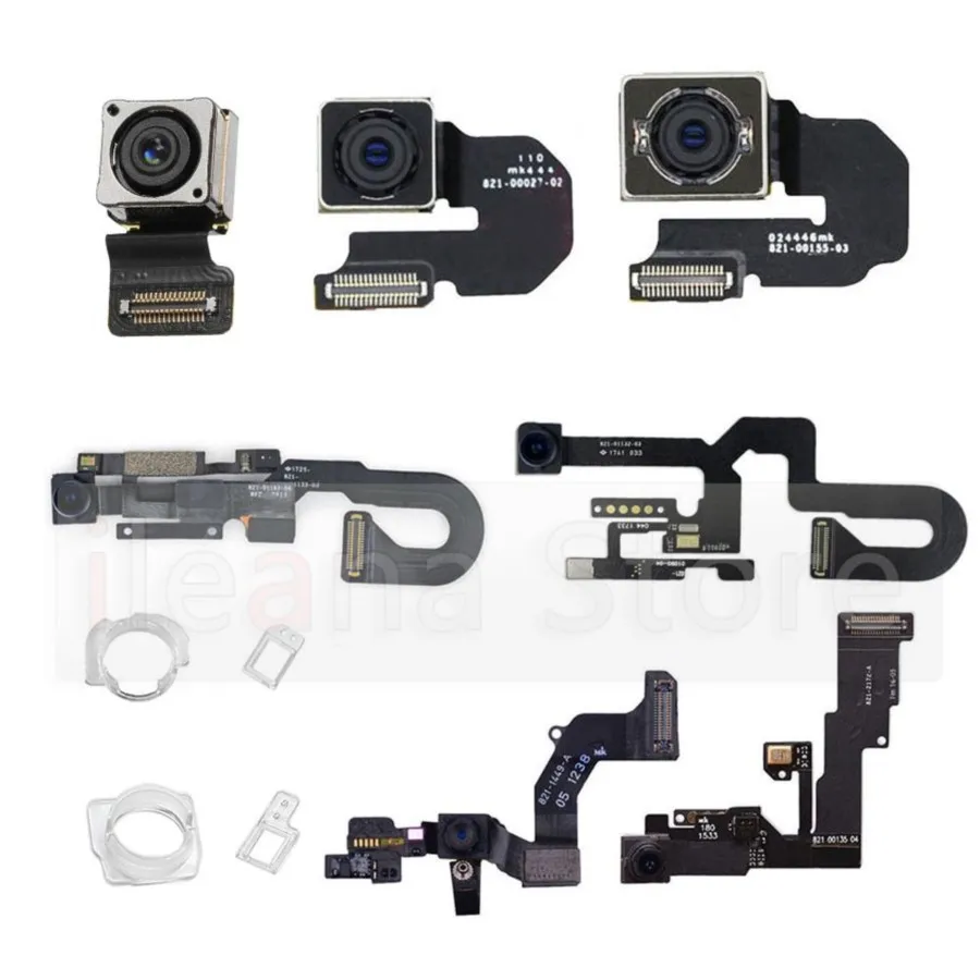 

Aiinant Front Camera Moulds Flex Cable For iPhone 6 6s 7 8 Plus 5S SE Proximity Sensor Rear Back Camera Phone Parts