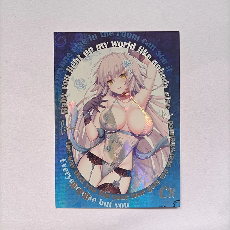 Cartes CR histoire de déesse Anime Keqing Barbara Takagaki Kaede Hayasaka Ai, cartes à collectionner, cadeau de noël et d'anniversaire, jouets pour enfants