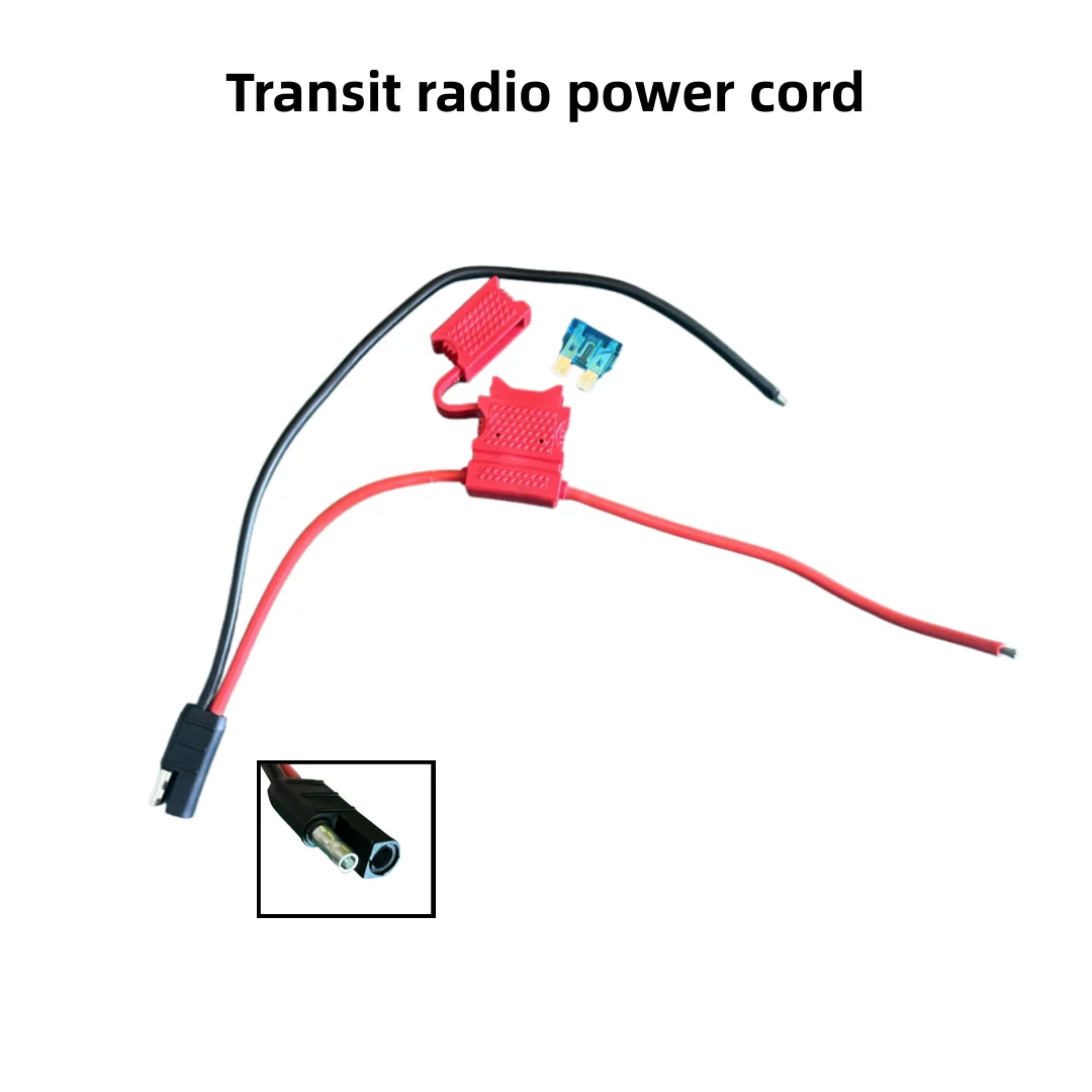 Power Cable for Relay Radio Station (Models: GM338/3188/3688/300/950, GR300 Repeater Power Connection Cable)