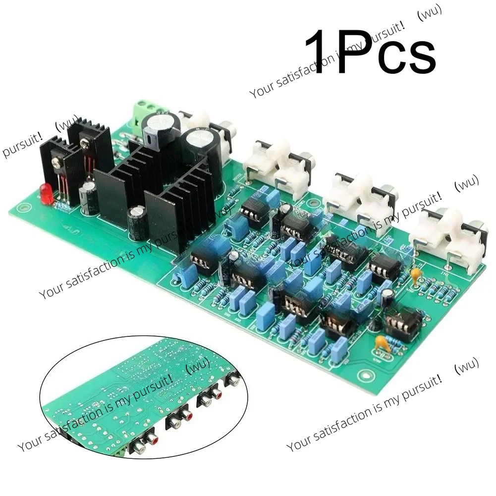 For DIY Audio Projects 1pc Front Electronic 3way Frequency Board Replaceable Crossover Pointadjustment 6-Channel Stereo Output